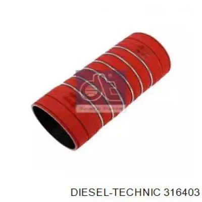 316403 Diesel Technic шланг (патрубок интеркуллера)