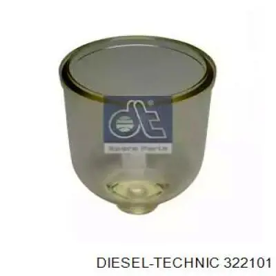 322101 Diesel Technic caixa de filtro de combustível