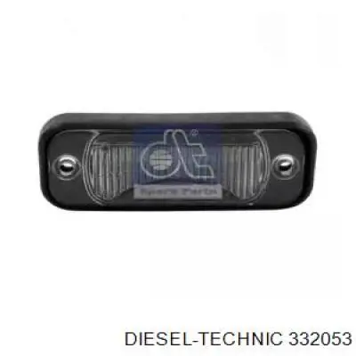 Фонарь подсветки номерного знака 332053 Diesel Technic