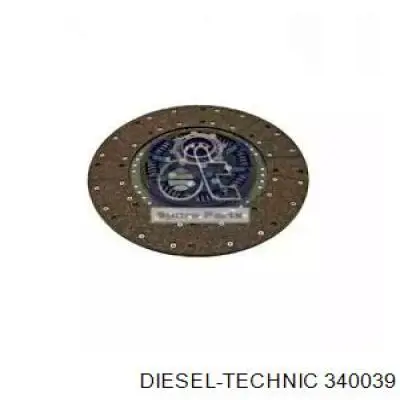 Диск сцепления 340039 Diesel Technic