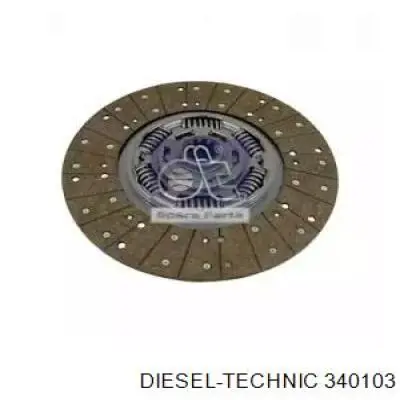 Диск сцепления 340103 Diesel Technic