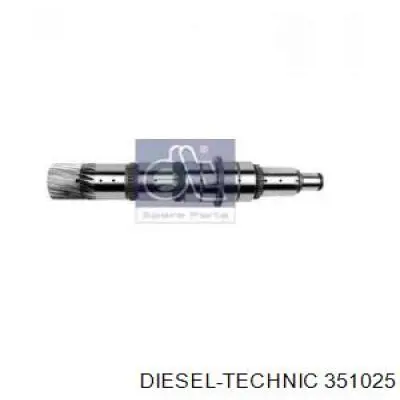 Вал коробки передач вторичный 351025 Diesel Technic