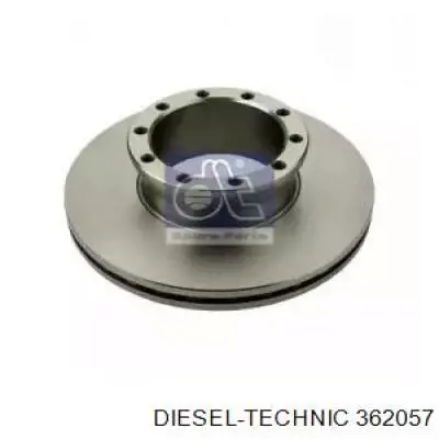 Диск тормозной задний Diesel Technic 362057