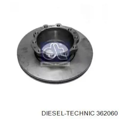 362060 Diesel Technic диск тормозной задний