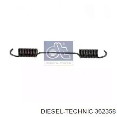 Ремкомплект задних тормозов 362358 Diesel Technic