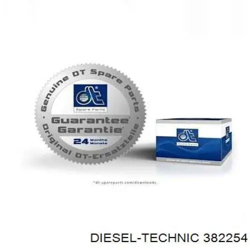 Патрубок системи охолодження 382254 Diesel Technic