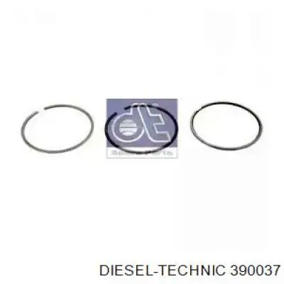 Кольца поршневые на 1 цилиндр, STD. Diesel Technic 390037