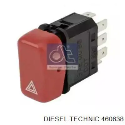 460638 Diesel Technic кнопка включения аварийного сигнала