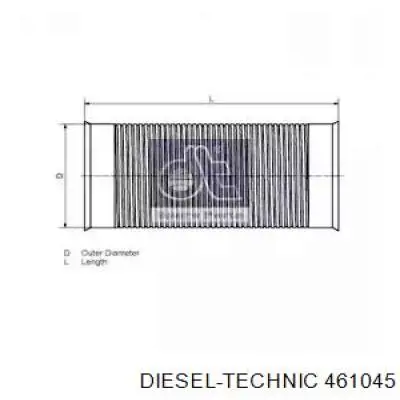 Прокладка глушителя 461045 Diesel Technic