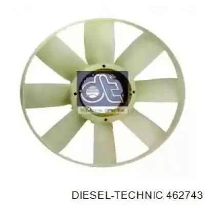 4.62743 Diesel Technic ventilador (roda de aletas do radiador de esfriamento)