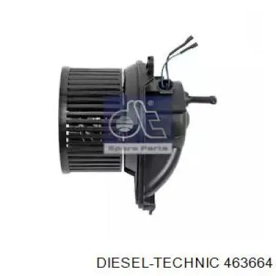 Вентилятор печки 463664 Diesel Technic