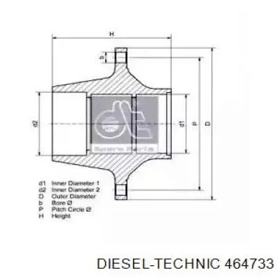 Датчик ПГУ Diesel Technic 464733