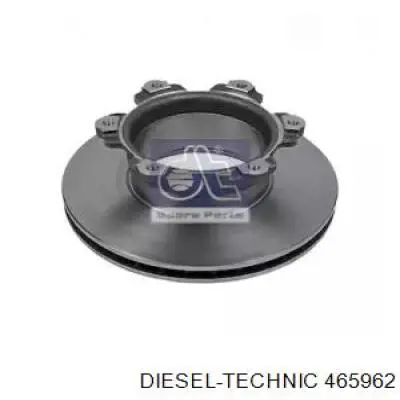 465962 Diesel Technic диск тормозной задний