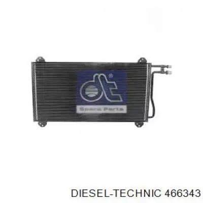 Радиатор кондиционера 466343 Diesel Technic