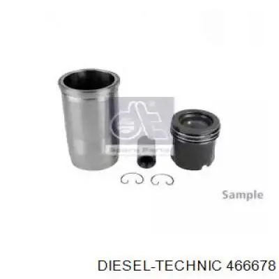 Комплект поршневой (поршень + гильза) Mercedes A4570302637 цена, от 184.90 USD