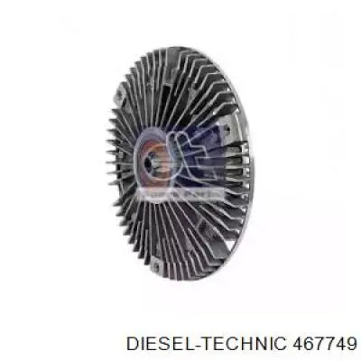 Вискомуфта вентилятора 467749 Diesel Technic