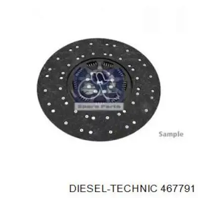 Диск сцепления 467791 Diesel Technic