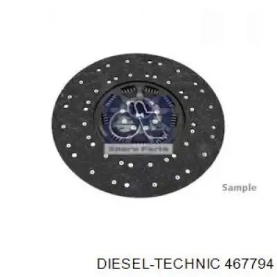 Диск сцепления 467794 Diesel Technic