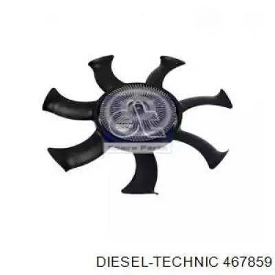 Вискомуфта вентилятора 467859 Diesel Technic