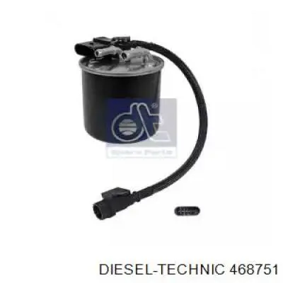 4.68751 Diesel Technic filtro de combustível