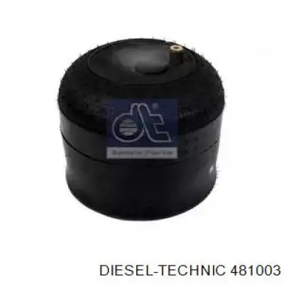 481003 Diesel Technic пневмоподушка (пневморессора моста заднего)