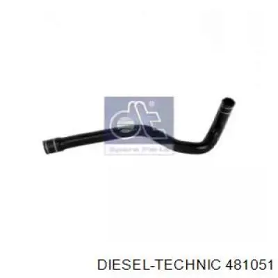 Патрубок системи охолодження 481051 Diesel Technic