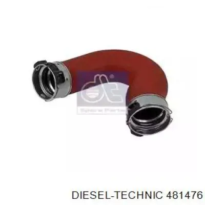 4.81476 Diesel Technic шланг (патрубок интеркуллера правый)