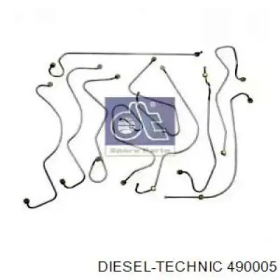 490005 Diesel Technic Трубка топливная 