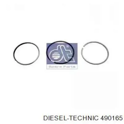 Кольца поршневые на 1 цилиндр, STD. Diesel Technic 490165