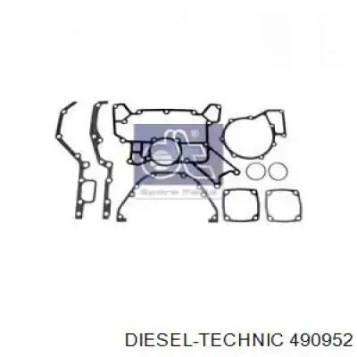 490952 Diesel Technic комплект прокладок двигателя нижний