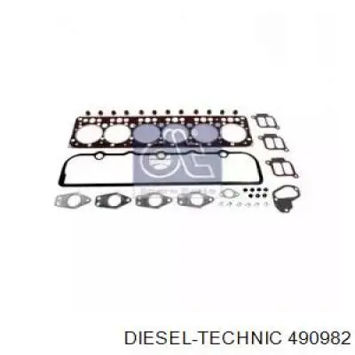 Верхний комплект прокладок двигателя 490982 Diesel Technic