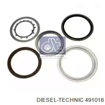 491018 Diesel Technic kit de reparação de cubo traseiro