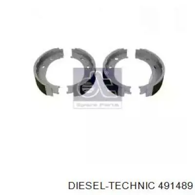 491489 Diesel Technic колодки ручника