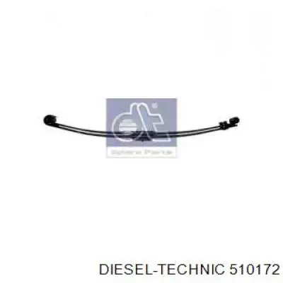 510172 Diesel Technic suspensão de lâminas dianteira