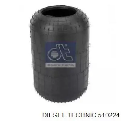5.10224 Diesel Technic пневмоподушка (пневморессора моста)