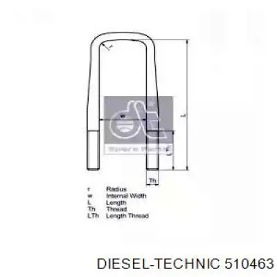 Стремянка рессоры Diesel Technic 510463 цена, от 17.13 USD