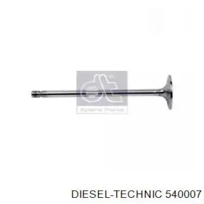 540007 Diesel Technic Впускной клапан
