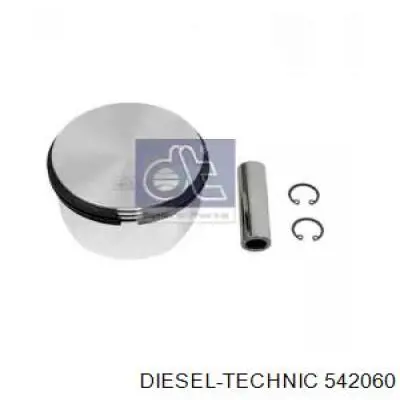 Поршень компрессора (TRUCK), 2-й ремонт (+0,50) Diesel Technic 542060