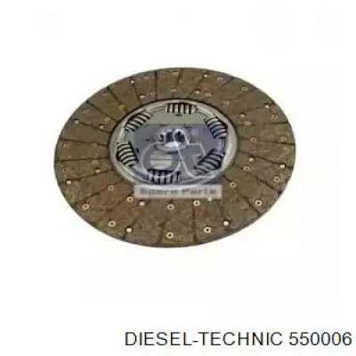 Диск сцепления Diesel Technic 550006