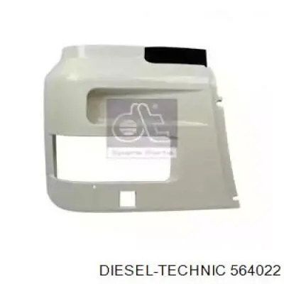 Рамка (облицовка) фары правой Diesel Technic 564022