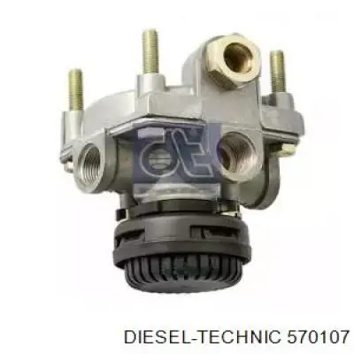 Ускорительный клапан пневмосистемы 570107 Diesel Technic