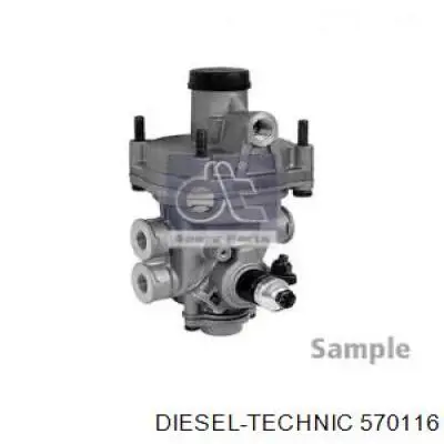 Клапан аварийного растормаживания 570116 Diesel Technic