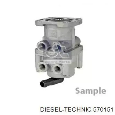 5.70151 Diesel Technic válvula de limitação de pressão do sistema pneumático