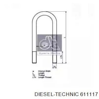 Стремянка рессоры Diesel Technic 611117