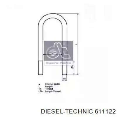 Стремянка рессоры Diesel Technic 611122