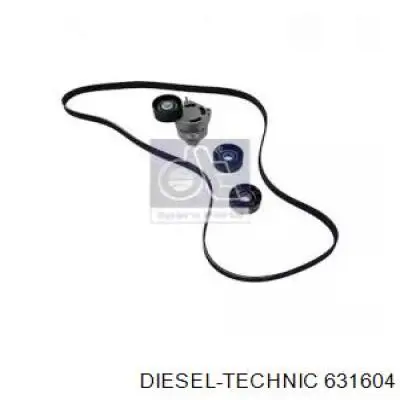 6.31604 Diesel Technic correia do mecanismo de distribuição de gás, kit