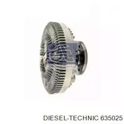 Вискомуфта вентилятора 635025 Diesel Technic