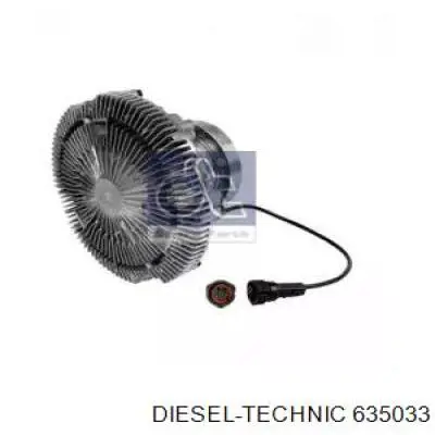 Вискомуфта вентилятора 635033 Diesel Technic