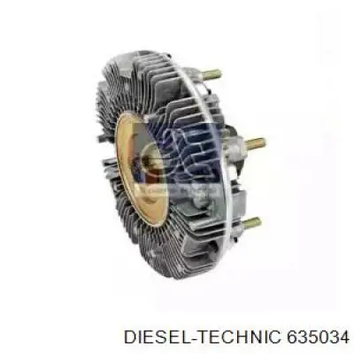 Вискомуфта вентилятора 635034 Diesel Technic