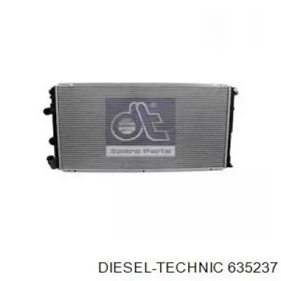 Радиатор 635237 Diesel Technic